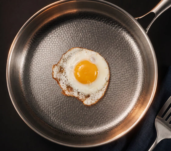 Hand-Hammered Titanium Pan 11"