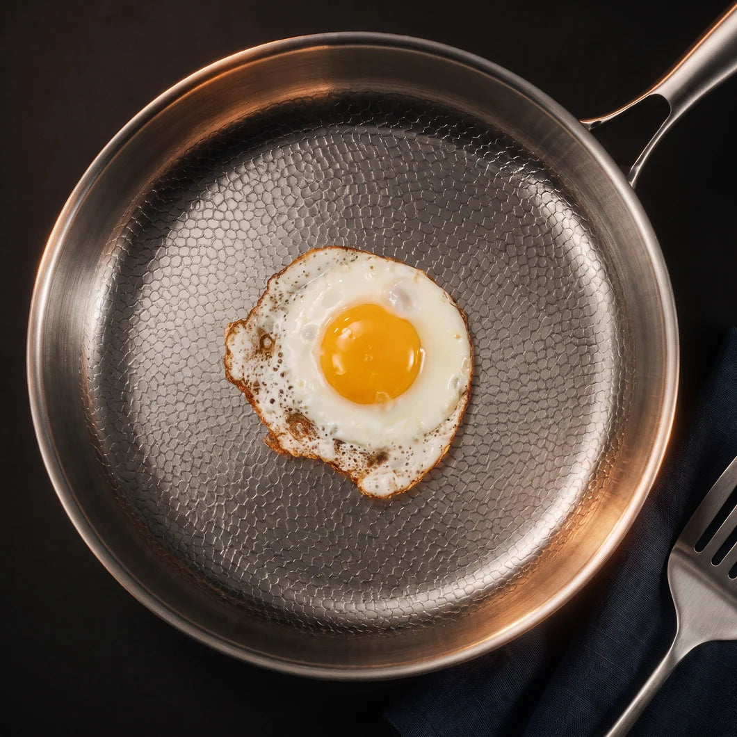 Hand-Hammered Titanium Pan 11"
