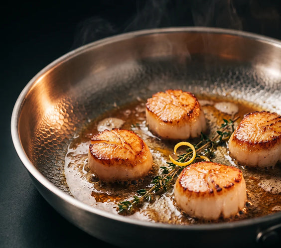 Hand-Hammered Titanium Pan 11"