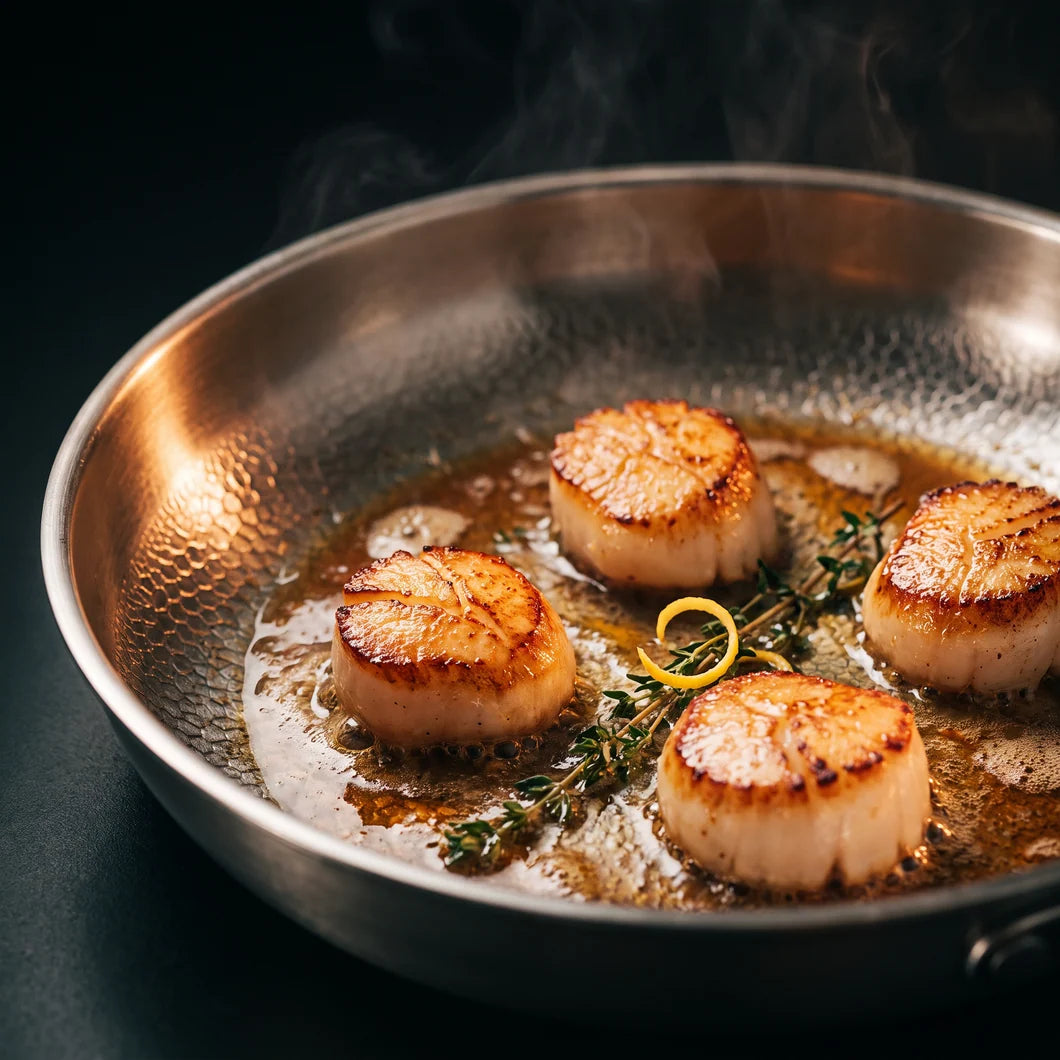 Hand-Hammered Titanium Pan 11"