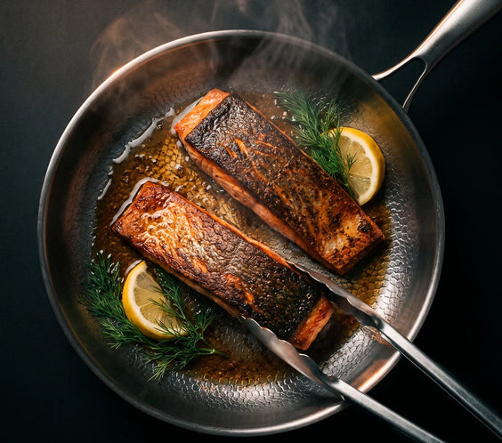 Hand-Hammered Titanium Pan 11"